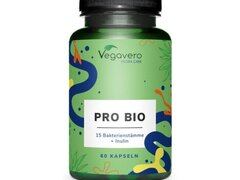 PRO BIO 15 miliarde CFU (15 tipuri bacterii) 60 Capsule, Vegavero